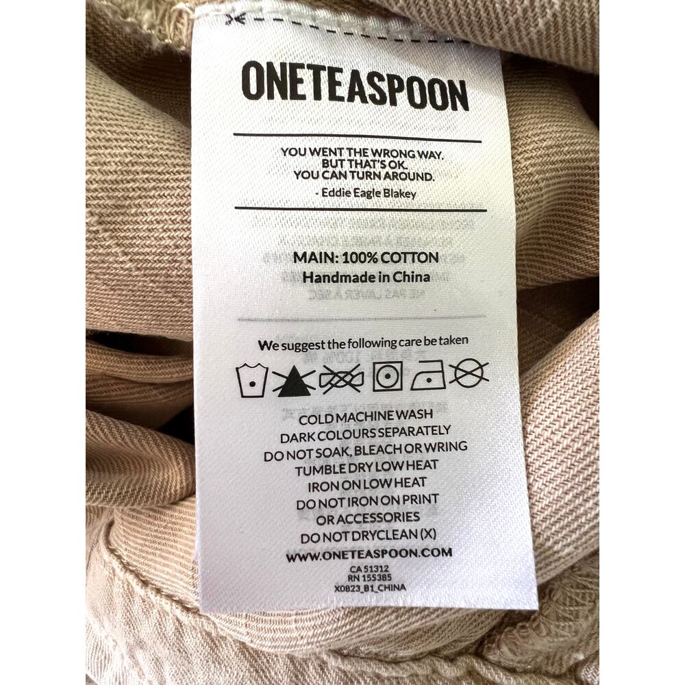 One Teaspoon Prophecy Jumpsuit - Stone - X-Small - NWT - Picture 9 of 9